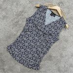 Suzie In The City Y2K Style Babydoll Top Sleeveless V Photo 0