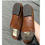 Etienne Aigner  Shoes Brown Leather Loafers Tassels Slip On Women Size 8.5 Photo 3