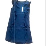 Anthropologie Anthro. brand /Revolve - Three Eighty Two ruffle navy dress NWT🎀 Photo 5