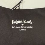 Kulani Kinis NWOT  Twilight Black Minimal Full Coverage Bikini Bottom Photo 4