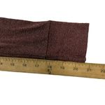 Michael Stars  Women's Burgundy Silver Cardigan One Size Photo 7