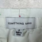 Something Navy  Sylvia Floral Embroidered Ankle Tie Jean Jogger Cottagecore Sz‎ 2 Photo 2