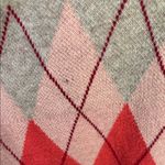 Woman Within  Argyle Cardigan Sweater - Red and Tan Photo 3