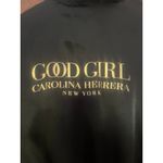 Carolina Herrera CAROLINA HERERRA Good Girl Satin Kimono Bath Robe Black Gold One Size Photo 3
