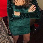 Velvet Green Dress Photo 1