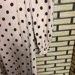 Reformation  Tan And‎ Black Polka Dot Midi Dress Size 0 Photo 3