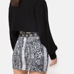 Motel Rocks Mini Snakeskin Skirt Photo 2