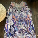 Camilla Floral Rhinestone Flowy Dress Photo 0