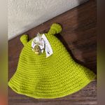 Hot Topic Shrek Crochet Bucket Hat NWT Photo 3