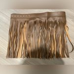 Brown Fringe Skirt Size 0 Photo 1