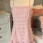Summer Fun Dress Party Pink Rose Spaghetti Strap Mini Womens Medium Size undefined Photo 5