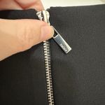 DKNY | NWT Black Cream Colorblock Wide Leg Belted Cap Sleeve Jumpsuit, Size 10 Photo 6