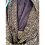 Oscar de la Renta Oscar by Blazer w/ Belt EUC Sz 10 Tweed Multicolored Brown Tan Photo 12