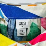 Tabitha Brown Target Botanical Print Puff Sleeve Mini Tunic Floral dress XS Photo 6