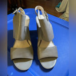 Cole Haan Kathlyn Bootie II W05352 Open Toe Block Heels 10.5 Grey Photo 1