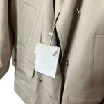 Max Mara Double Breasted Wool Blazer Women’s Size 6 Beige Long Sleeve Photo 12