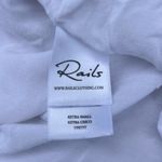 Rails  White Linen Tiered Sandy Dress Size XS Ruffled Hem Vacation Photo 5