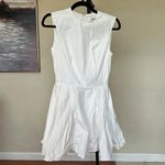 House Of CB  'Claretta'‎ White Pleated Cotton Mini Dress NWOT Size XS Photo 5