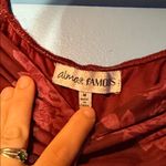 Almost Famous  Dark Red Floral Dress Photo 5