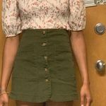 Copper Key Army Green  button up pencil skirt Photo 0