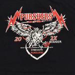 SheIn Black Graphic Crop Top-L Photo 1