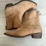 Florentini Baker Womens Sz 10 Leather Western Boots Rustic Boho Suede Booties Photo 4