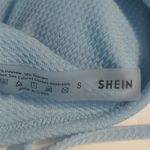 SheIn  Baby Blue Scalloped Tie Back Bikini Top S Swim Resortwear Vacation Classic Photo 5