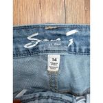 Seven7 Denim Cutoff Jean Shorts Light Wash Raw Hem Women's Size 14 NWOT Photo 4