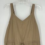 Old Navy  Utility Jumpsuit Brown Wide Leg Pockets Drawstring Sleeveless Size S Photo 1