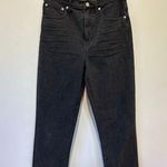 Madewell  black classic straight jeans size 26 Photo 0