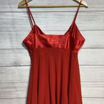 Victoria's Secret Medium Red Satin Sheer Babydoll Nightie Photo 1