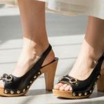 Slinky Brand  Black and Tan Heels Photo 0