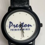 Preston Premium Wines original top logo unisex wrist watch 35mm running Photo 1