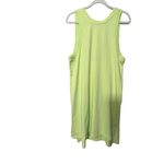 Free People NEW  Hot Shot Tunic Tank Lighting Lime Green Oversize Sm Athleisure Photo 3