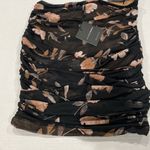 JLUXLABEL BLACK FLORAL DELILAH MESH SKIRT b10 size M Photo 1