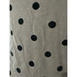 Elemente Clemente Viscose Elastane Polka Dot Dress Taupe Black Lagenlook Size M Tan Size M Photo 1