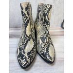 Steve Madden  Size 6 Jain Snakeskin‎ Print Ankle Booties Block Heel Pointed Toe Photo 7