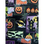 Peaches Uniforms‎ Halloween Scrub Shirt Size M Black Photo 3