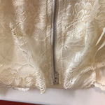 Orange Kiss  Size Large Lace Satin Bodysuit in Cream. New With Tags. Photo 5