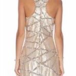 Parker  Revolve gold sequin bodycon mini dress party holiday new‎ year XS wedding Photo 2