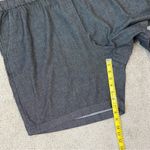 Eileen Fisher  Airy Organic Cotton Twill Shorts Black 2X Photo 8