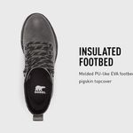 Sorel  Women's Lennox Lace Boot - Waterproof - Quarry - NEW Photo 5