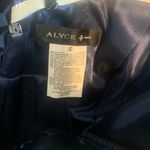 Alyce Paris  Navy and Gold Formal Mini Dress Size 4 Prom Wedding Photo 7