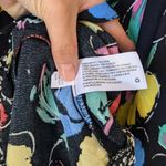 RIXO For Target Black Floral Off the Shoulder Puff Sleeve Maxi Dress NWT Yellow Size 2 Photo 8