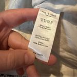 Rag and Bone  Falvia Eyelet Off Shoulder Top Women’s Size Medium Black White‎ Photo 4