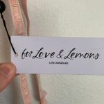 For Love & Lemons NWT  Sz S April Bloom Floral Cage Metallic Garter Belt Photo 11