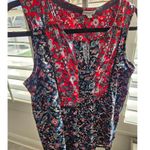 Westport Size M Womens Multicolor Sleeveless V-Neck Tunic Photo 0