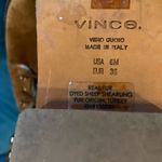 Vince  Cabria Suede Shearling Lace up Hiker Ankle Boots Shoes 36 6  $450 Photo 4