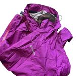 Columbia Omni-Tech Waterproof Breathable Jacket 3XL pink/Purple With Hood Photo 7