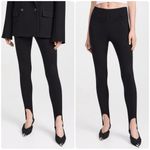 frame denim  The Jetset Stirrup Size Spanning Pant in Sheen Noir Size 2 (30-34) Photo 2